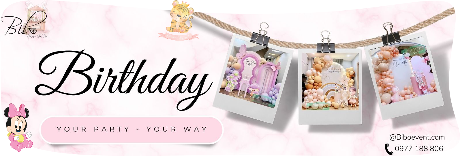 trang trí sinh nhật bé gái để lưu giữ lại những kỹ niệm đẹp trong ngày bé có thêm tuổi mới