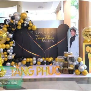 trang trí sinh nhật ca sĩ tăng phúc
