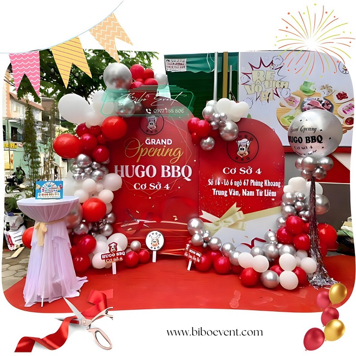 trang trí khai trương cửa hàng trong ngày đầu tiên mkinh doanh