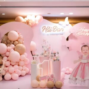 mẫu trang trí sinh nhật cho bé gái