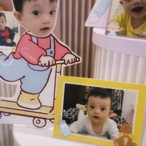 chibi trang trí sinh nhật bé trai