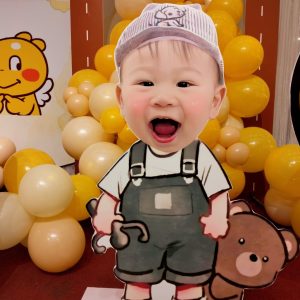 Trang trí thôi nôi bé trai Thiên Khôi chibi trang trí thôi nôi bé trai thiên khôi