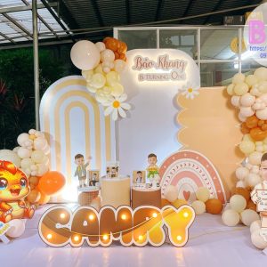 decor thôi nôi bé trai tuổi rồng