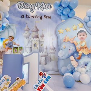 Dịch vụ trang trí thôi nôi bé trai Rồng